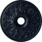 Ekena Millwork Ashley Ceiling Medallion (Fits Canopies up to 4 3/4"), 23 7/8"OD x 4"ID x 2 1/8"P, Midnight Dream CM23ASMDF - alternate 1